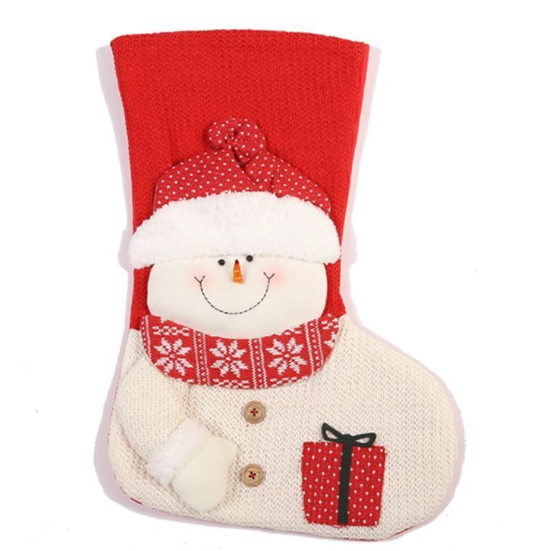 Christmas Stocking Felt Hanging Stocking Decoration Xmas Sock Bag