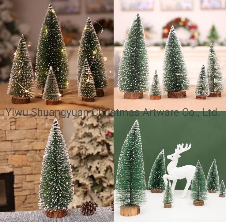 Mini Christmas Tree Silver Artificial Xmas Tree for Christmas Decoration