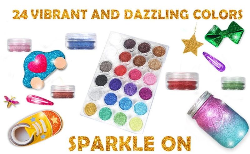Fine Glitter Powder with Bottle Packing