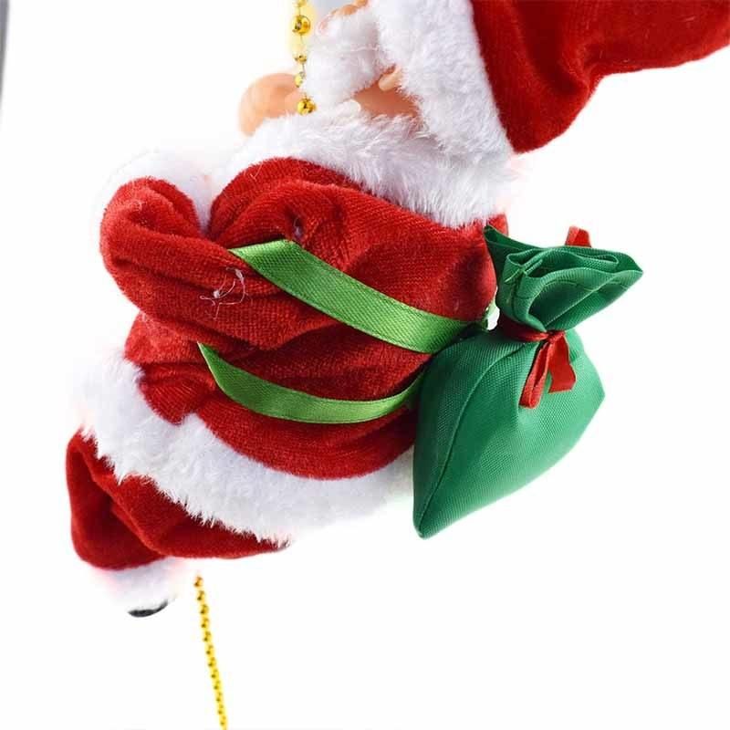Santa Claus Plush Decoration Decorations Baby Unicorn Movable Hanging Lighted Outdoor String Music Owl 2021 Christmas Toy