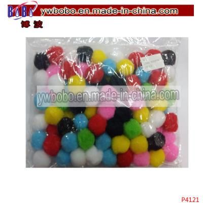 Value Pack Assorted Colors Acrylic Pompoms Best Christmas Ornament (B8951)