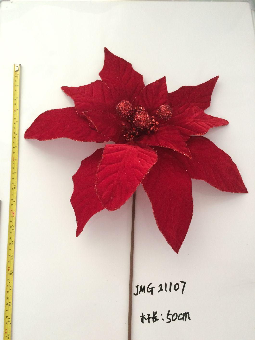 Ytcf107 China Directly Shipping Christmas Flower Poinsettia Flower