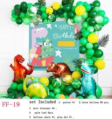 Dinosaur Birthday Supplies for Boy Jungle Safari Theme Dinosaur Birthday Party Decoration Kids Favors Decoration