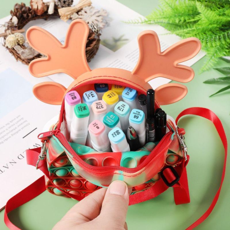Toys Soft Cactus Elk Kid Gifts Singing Small Tree Reindeer Wholesale Stuffed Tiktok New Design Custom Funny Christmas Toy