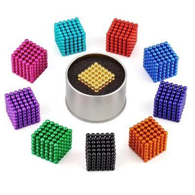 N35 Sliver Magnetic Toy Balls 5mm 216PCS Neodymium Magnet Balls
