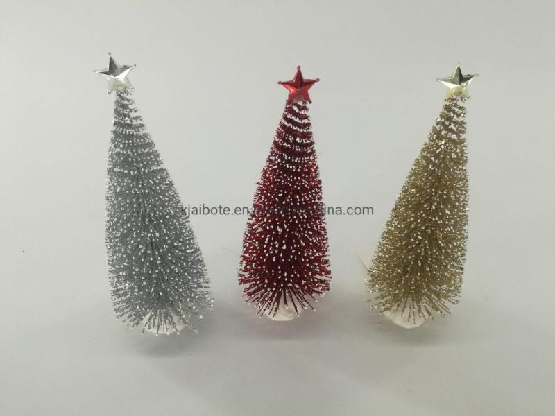 Xmas Desktop Decoration Promotion Gift White Cedar Artificial Christmas Tree