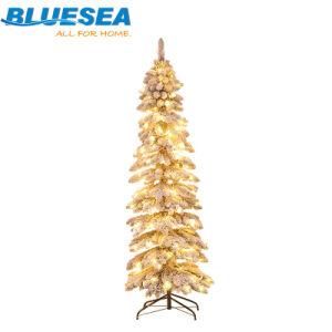 Simulation 1.2m-3m Christmas Flocking Tree Snow Tree