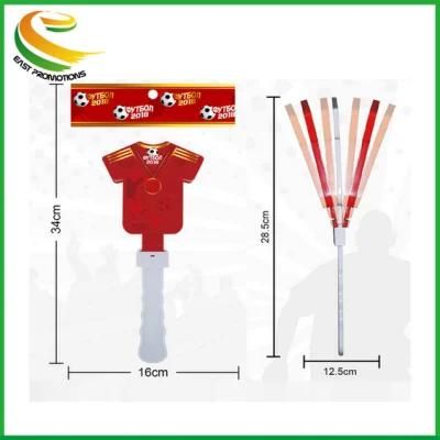 Wholesale World Cup Soccer Fans Clothes Shape Plastic Hand Clapper