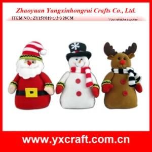 Christmas Decoration (ZY15Y019-1-2-3) Christmas Supply Stuffed Ornament