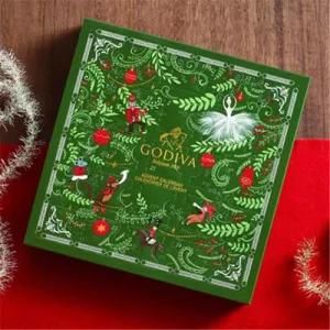 Wholesale Christmas Advent Calendar Cardboard Box for Chocolate