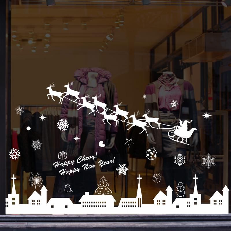 Holiday Decorative Window Wall Stickers