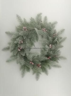 New Design Artificial Christmas Wreath with Ornaments Hanging