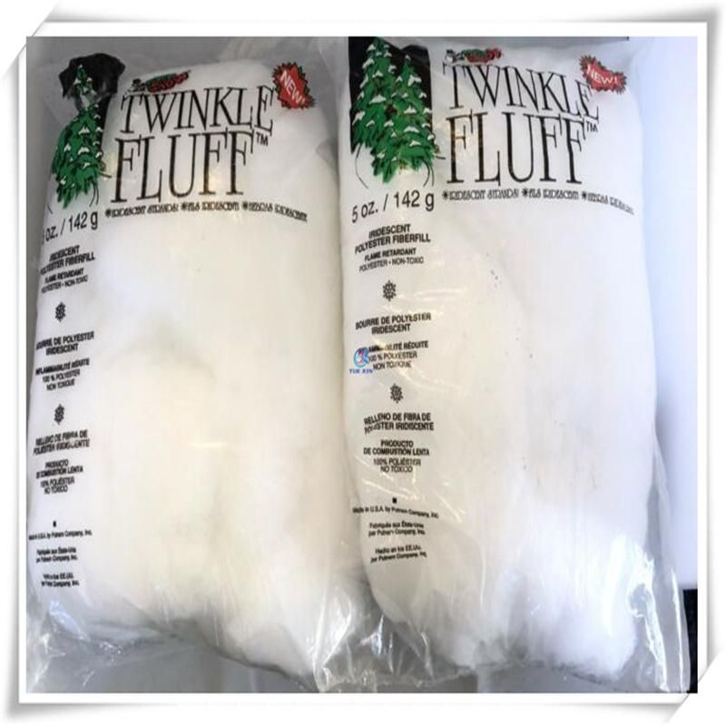 White Artificial Soft Fluff Pull Snow Christmas Decorating (16 oz)