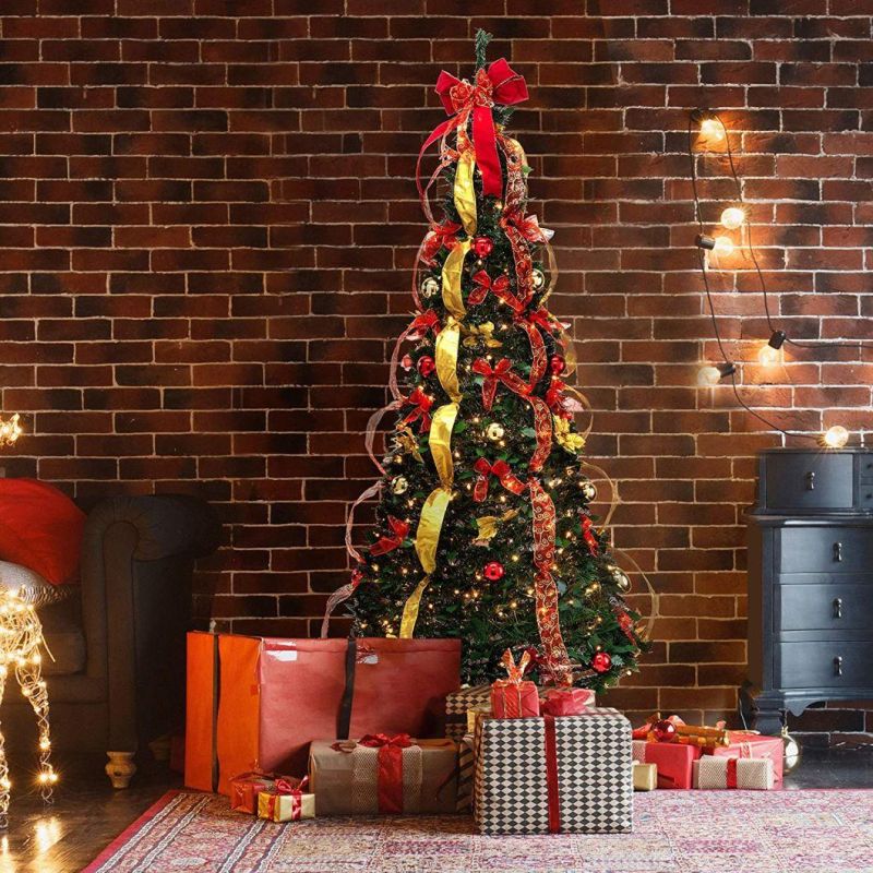New Design Decorated Pine Tree LED Pop up Christmas Tree