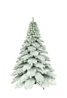 7FT Flocked PVC Tips Christmas Tree, Hand Shape Tips