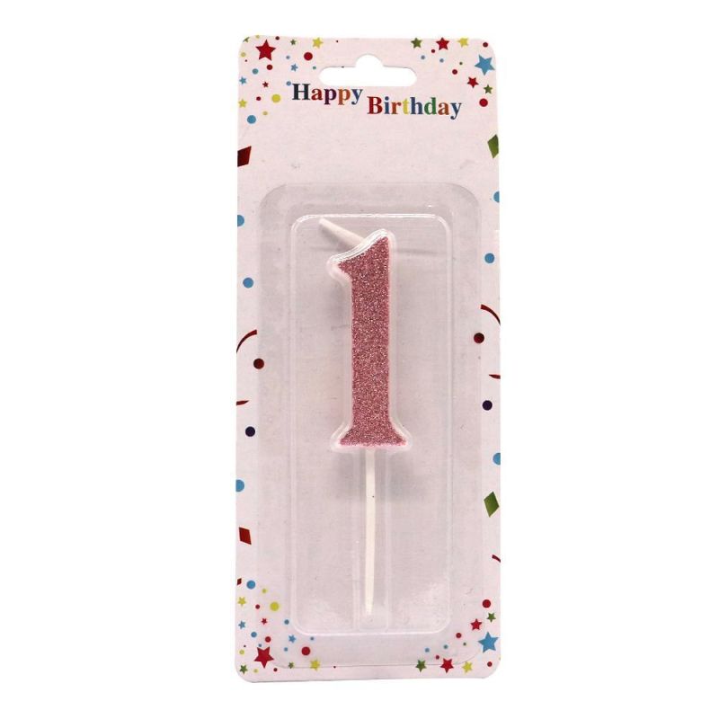 Wholesale Glitter Shining Birthday Cake Number Candle