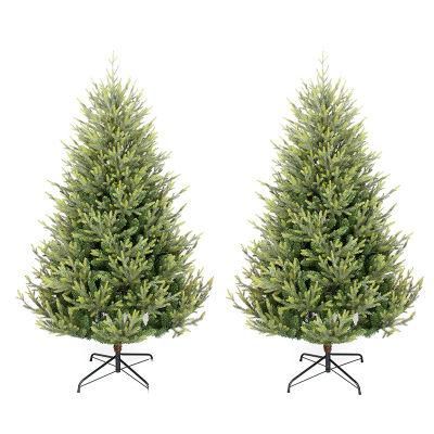 Yh2009 5FT Eco-Friendly High Quantity Green Green PE PVC Artificial Metal Frame Outdoor Indoor Christmas Trees