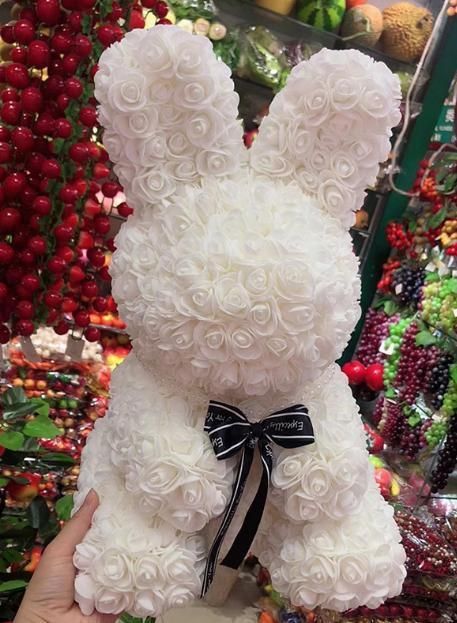 Lovely Rose Rabbit Gift