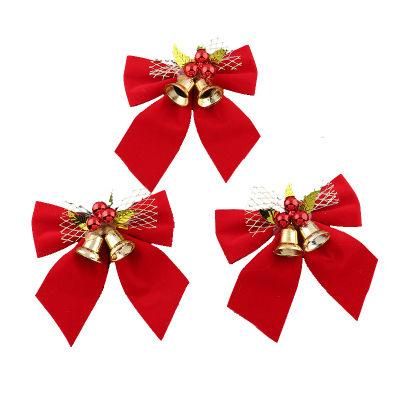 Christmas Decoration Santa Ribbon Bow Christmas Tree Decorations