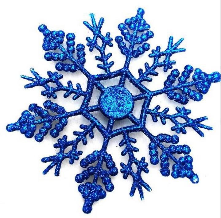 Christmas Decorations 10cm Acrylic Snowflakes