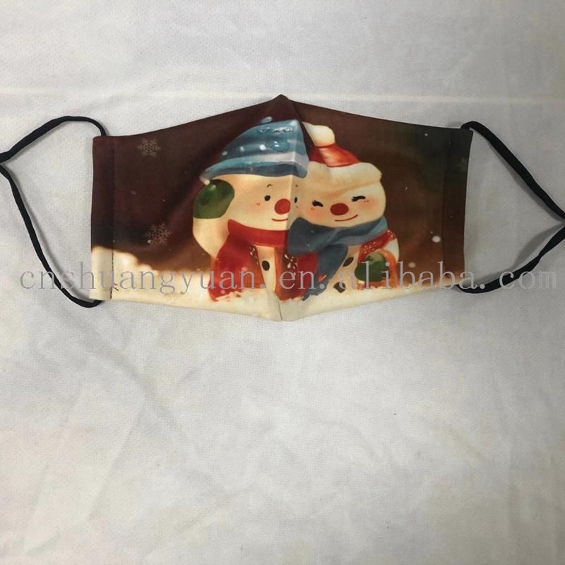 New Design Christmas Child Mask for Holiday Wedding Party Decoration Supplies Hook Ornament Craft Gifts