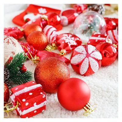 Shatterproof Custom Organizer Outdoor DIY Wholesale Plastic 2022 Christmas Ornaments Balls with Logo Gift Box