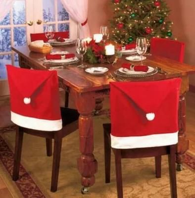 Table Decoration Non-Woven Christmas Chair Cover