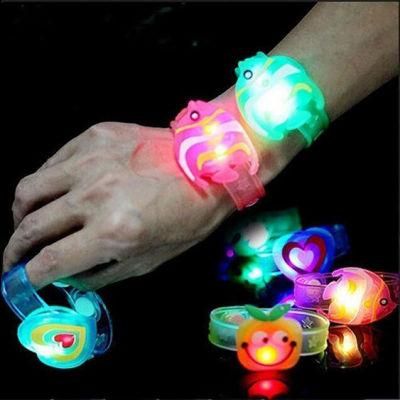 LED Wristband Adjustable Bracelet Party Kids Toy Gift
