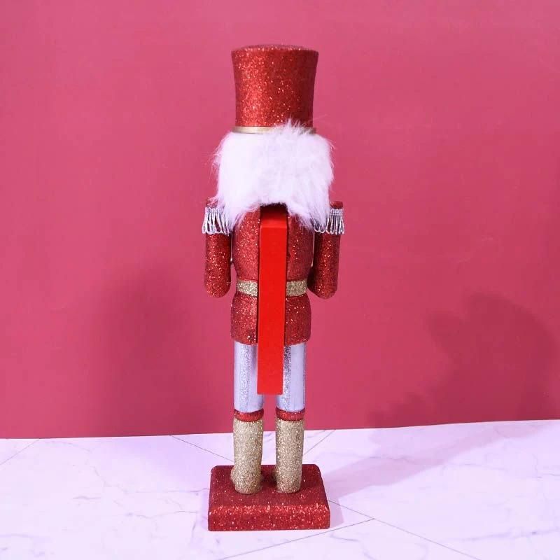 Wooden Handmade Drummer Soldier, Christmas Decorative Nutcracker Figures