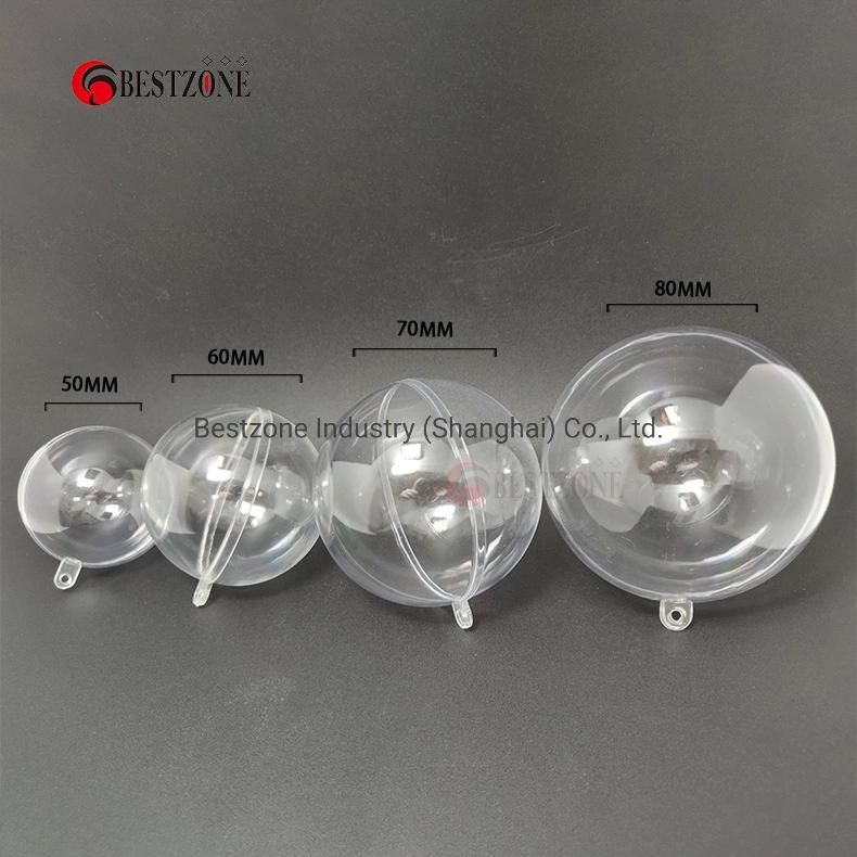 Full Transparent Christms Plastic Hearts 62*36mm