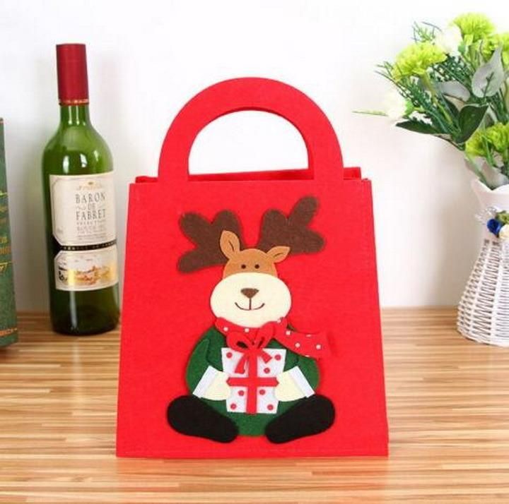 Christmas Children Gift Candy Non-Woven Tote Bag