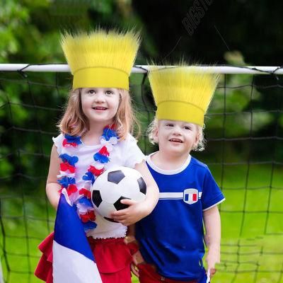 Wig Headband Football Fans Crazy Hair with Spirit Party Wig