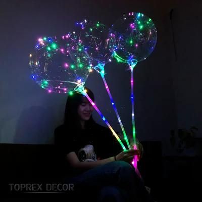 New Arrival Product Light Hand Balloon LED Decoration Light Bobo Globo Balloons