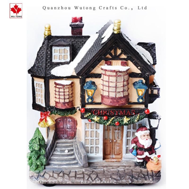 Village Style Christmas LED House Decoration Gifts