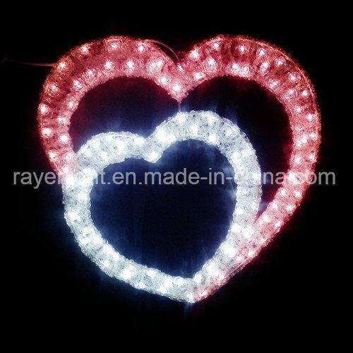 Valentine′ S Day Decoration out Door Decotation Wedding Decoration LED Motif Light Heart Light