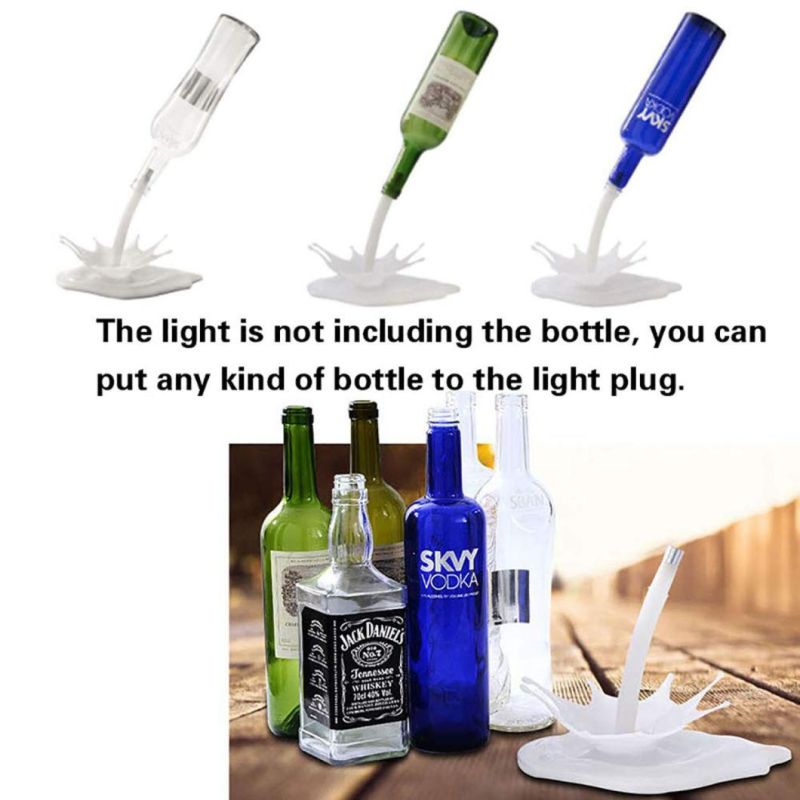 Pour Wine Bottle LED DIY Pouring Wine Desk Table Lights