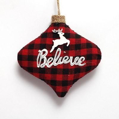 Red Hanging Christmas Decoration with Ornaments Decorate Home Decoration
