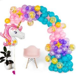 Unicorn Party Decoration Balloon Garland Set Baby Shower Wedding Decorations