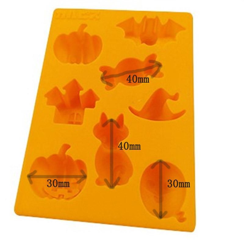 Halloween Mini Chocolate Molds Baking Tool Cake Molds Kitchen Mold Silicone Molds