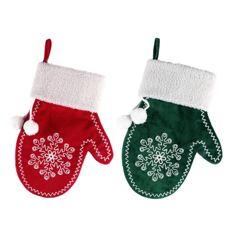 Foreign Trade New Christmas Ornaments, Candy Gift Bags, Christmas Stockings, Gloves, Pendants, Window Christmas Tree Ornaments