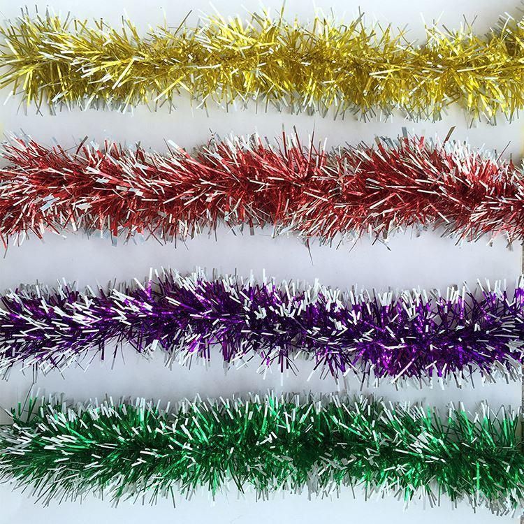 Newest Sale Home Decoration Colored Christmas Tinsel Garlands