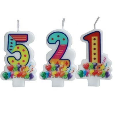 High Quality Happy Numbered Birthday Cake Candles