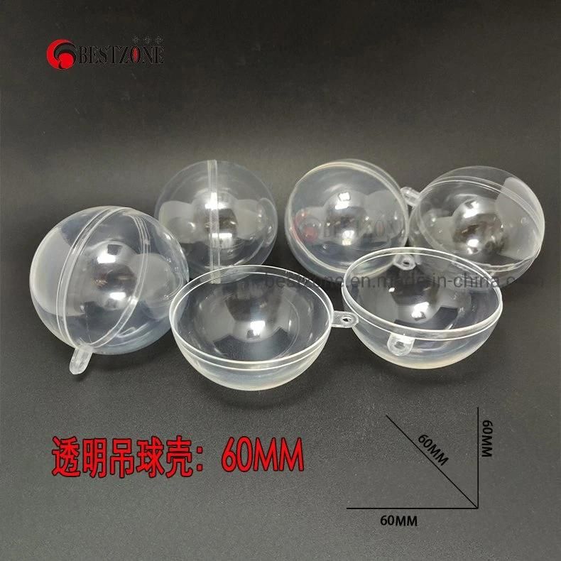 8cm Clear Color Plastic Clear Transparent Christmas Balls Ornaments DIY