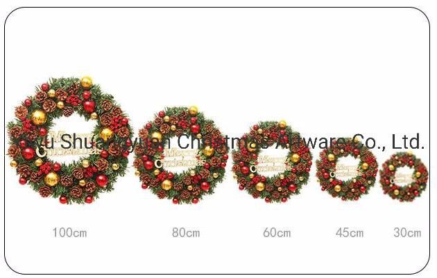 Green Christmas Wreath Decorations Christmas Door Wreath for Christmas Decor