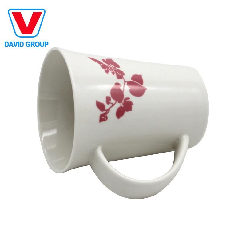 Sublimation Custom Logo Print 11oz Simple White Coffee Cups Ceramic Mug