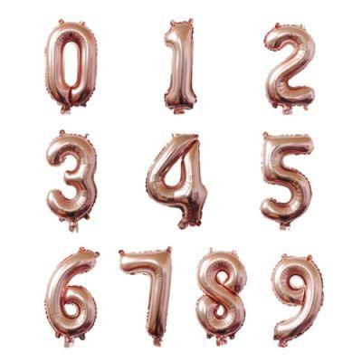 Balloons Silver Gold Children Happy Birthday Letter Ballons Party Decorations Supplies