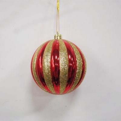 High Quality Custom Plastic Xmas Indoor Ornament Christmas Ball