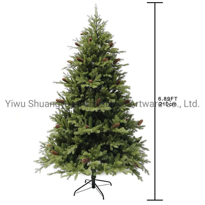 New Design Quality Christmas Pet+PVC Tree for Holiday Wedding Party Halloween Decoration