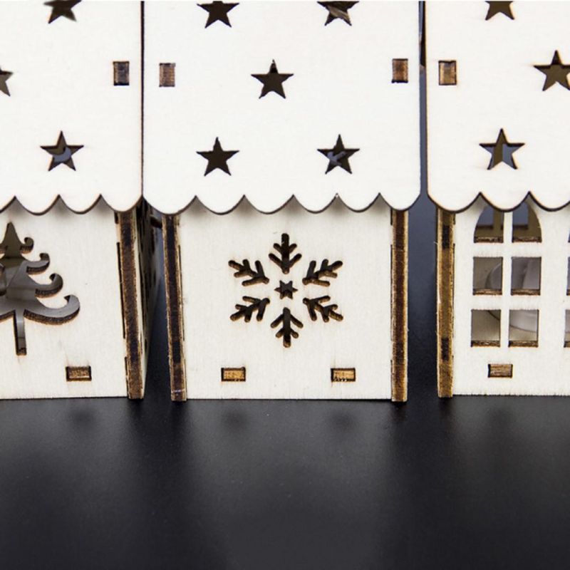 Christmas Lights Cabin Pendant Xmas Tree Decoration Furniture Kids Gift