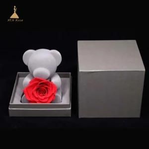 Heartfelt Gift Preserved Rose Teddy Bear for Her